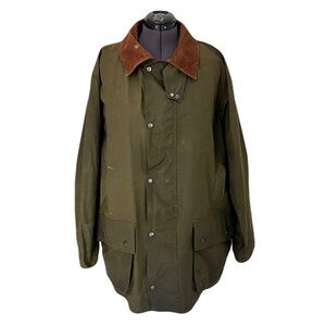 Vintage Fenland Olive Green, Flannel-Lined, Hunting Chore Field Jacket, Size XL